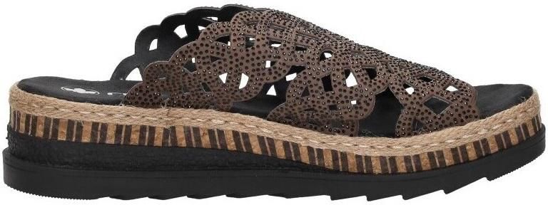 Rieker Slippers Dames Bruin - Foto 9