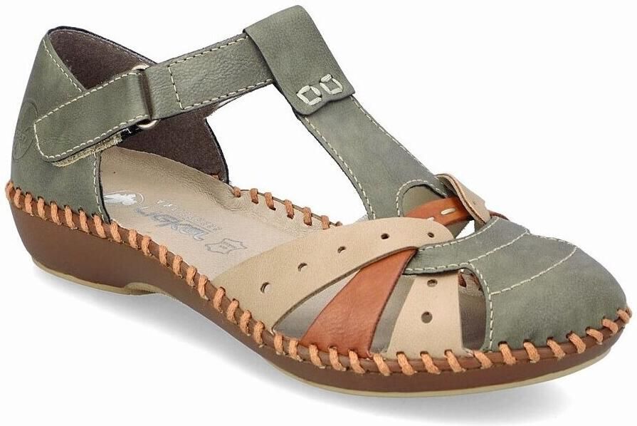 Rieker Platte sandalen RKR536B