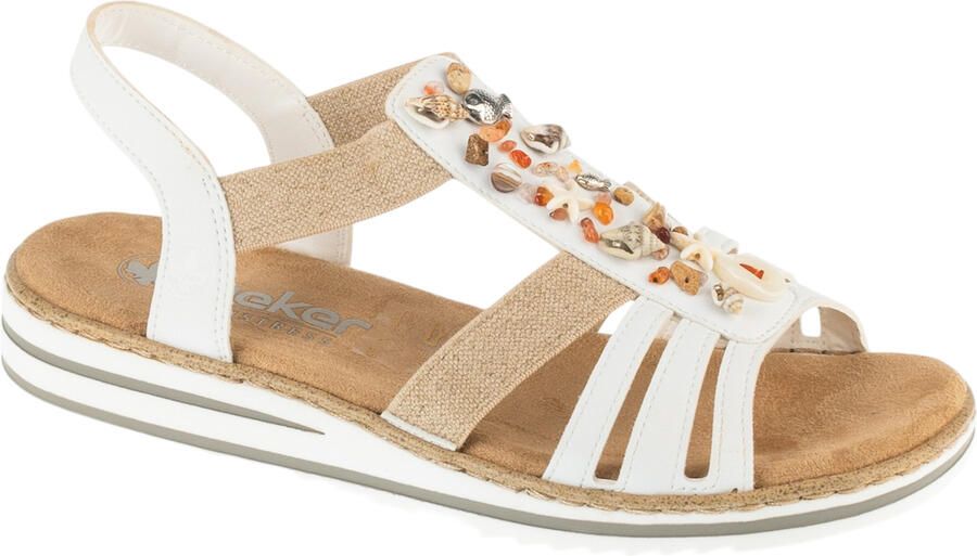 Rieker Sandalen met sleehak V065680 - Foto 3