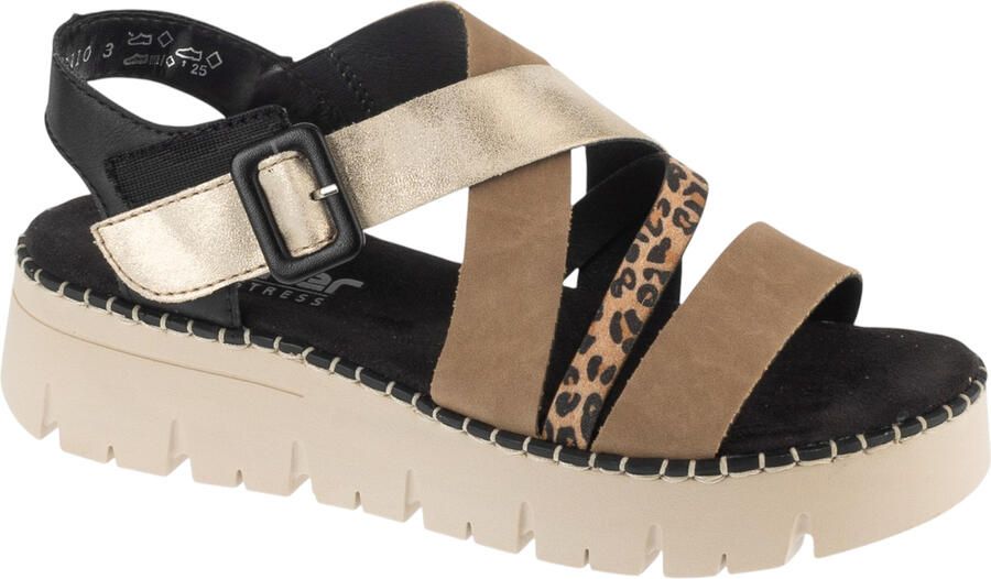 Rieker Platte sandalen V106390 - Foto 2