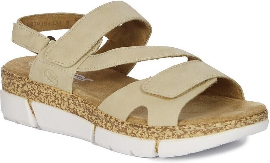 Rieker Sandalen plateausandaal sandaal met praktische klittenbandsluitingen - Foto 3