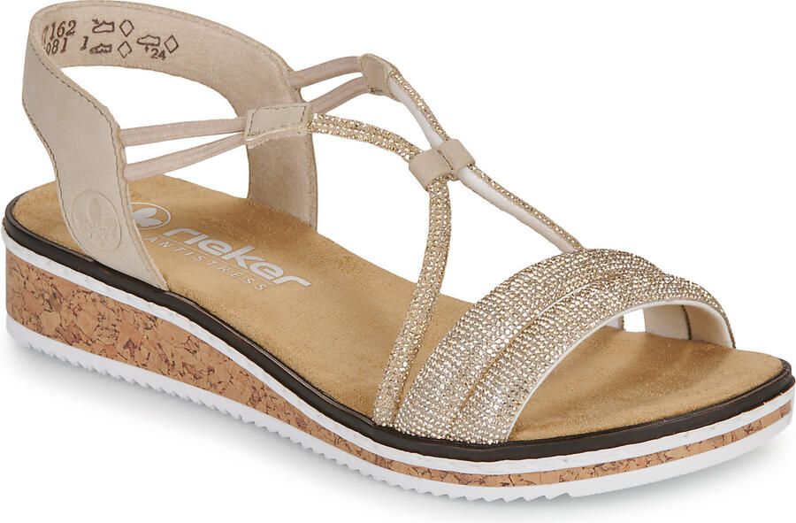 Rieker Sandalen met sleehak V3671-62 - Foto 3