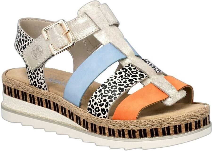 Rieker Leren sleehakken - Foto 2