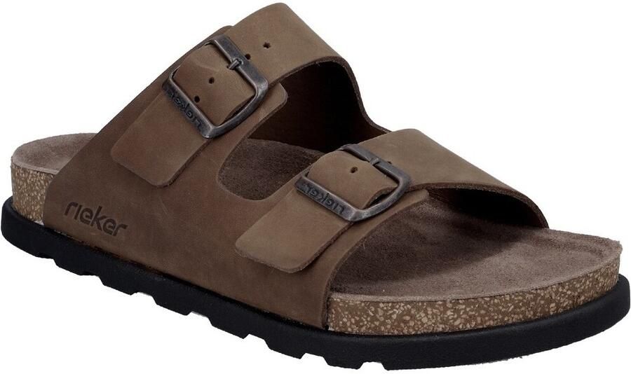 Rieker Bruine Heren Slippers Comfort Stijl - Foto 4