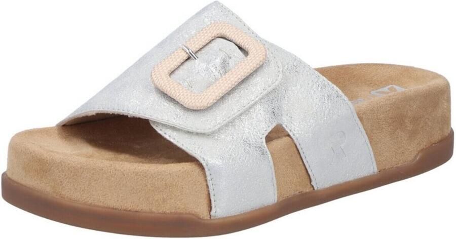 Rieker dames muiltjes zilver - Foto 2