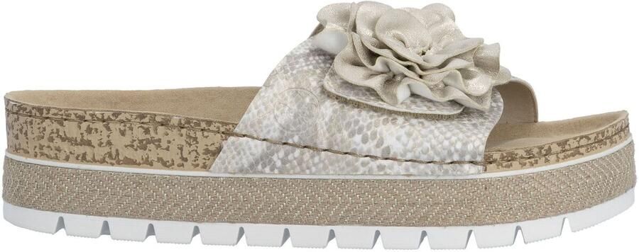 Rieker dames muiltjes beige - Foto 3