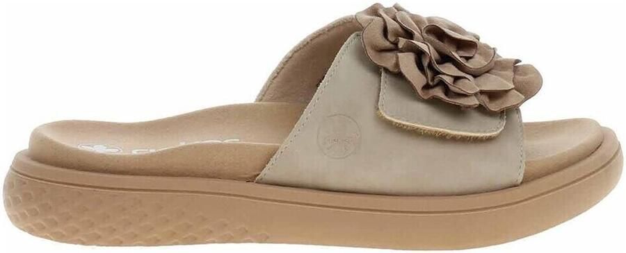 Rieker Slippers Zomerschoen pantoffel strandschoen met comfortabel voetbed