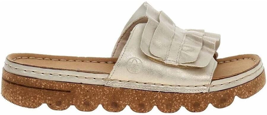 Rieker Slippers Zomerschoen strandschoen pantoffel met modieuze plateauzool - Foto 4