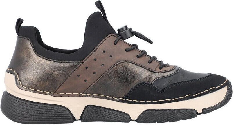 Rieker Slip-on sneakers instapschoen vrijetijdsschoen lage schoen met snelle sluiting - Foto 2