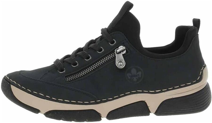Rieker lage damesslipschoen 45973-17 Blue - Foto 3