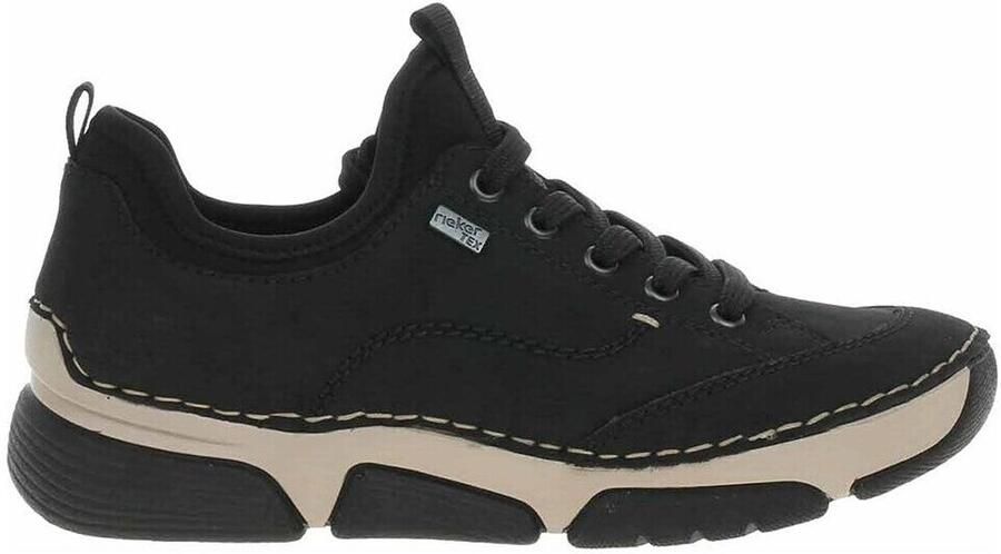 Rieker dames leren lage schoenen zwart 45976