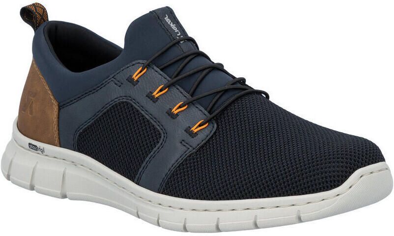 Rieker Slip-on sneakers Instapper halfhoge schoen vrijetijdsschoen met elastiek om in te stappen