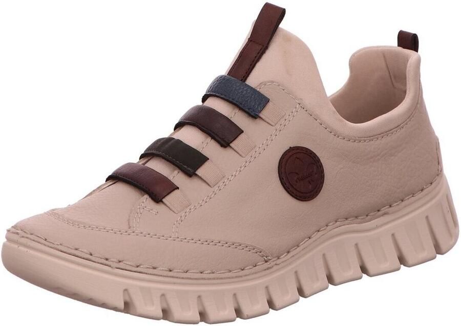 Rieker damesslippers beige - Foto 2