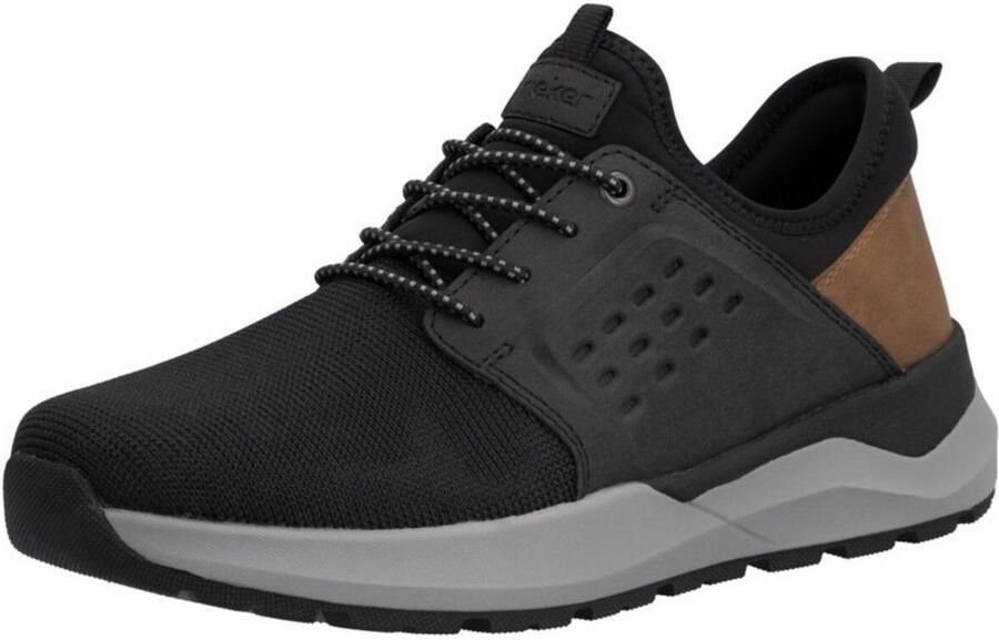 Rieker Heren Slipper Extra Wijd Elastiek 06058-00 Black - Foto 2