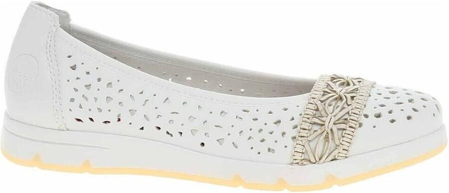 Rieker ballerina schoenen voor dames L3062-80 Wit - Foto 3