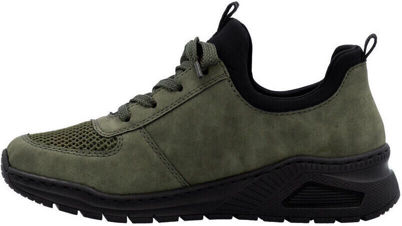 Rieker Slip-on sneakers Instapschoen lage schoen vrijetijdssneaker zachte MemoSoft-binnenzool - Foto 1