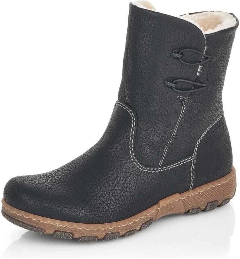 Rieker Griekenland Merino enkellaarzen Zwart Dames - Foto 2