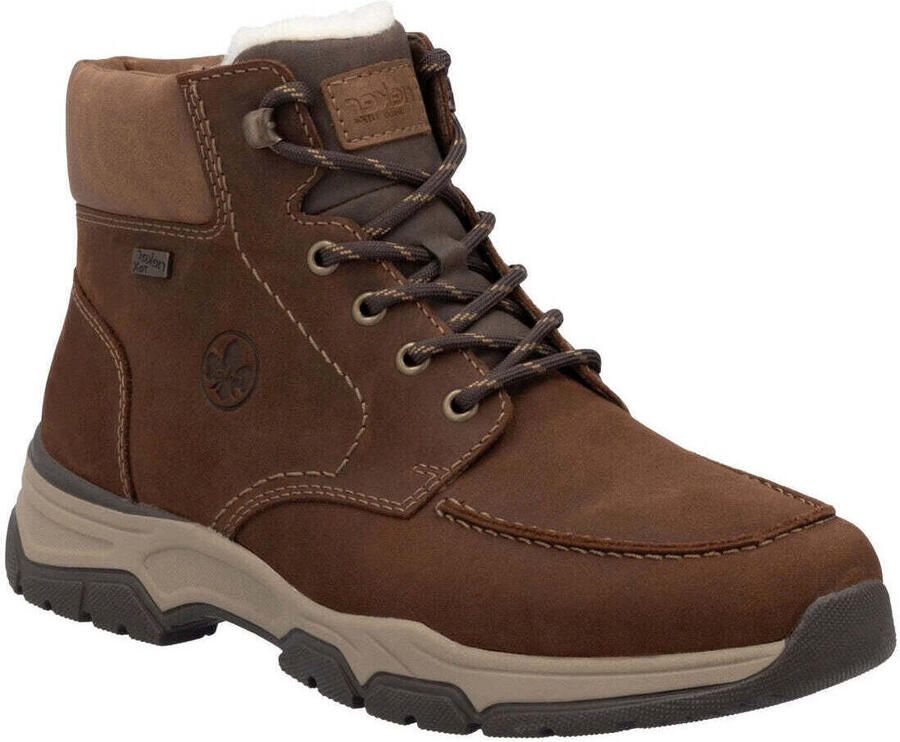 Rieker Bruine Gesloten Enkellaarzen voor Heren Brown Heren - Foto 5