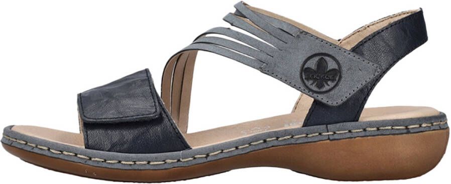 Rieker Comfort Veterschoenen in Lichtblauw - Foto 3