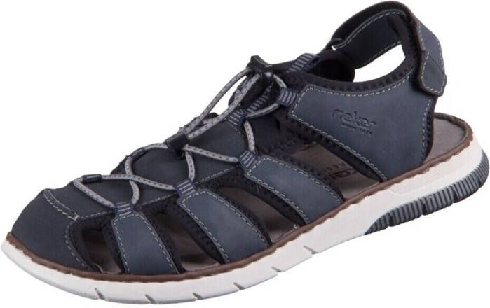 Rieker Sandalen zomerschoen klittenbandschoen vrijetijdssandaal gesloten teengebied - Foto 3