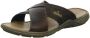 Rieker Bruine Leren Heren Slipper met Zacht Voetbed en Stoere Zool Bruin Heren - Thumbnail 4