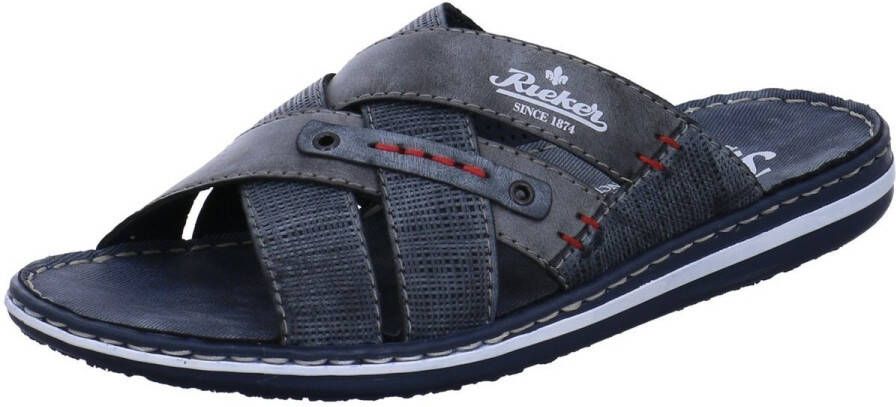 Rieker Slippers zomerschoen slippers badschoen met gekruiste bandages