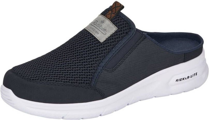 Rieker Clogs zomerschoen slippers vakantie in sportieve uitstraling