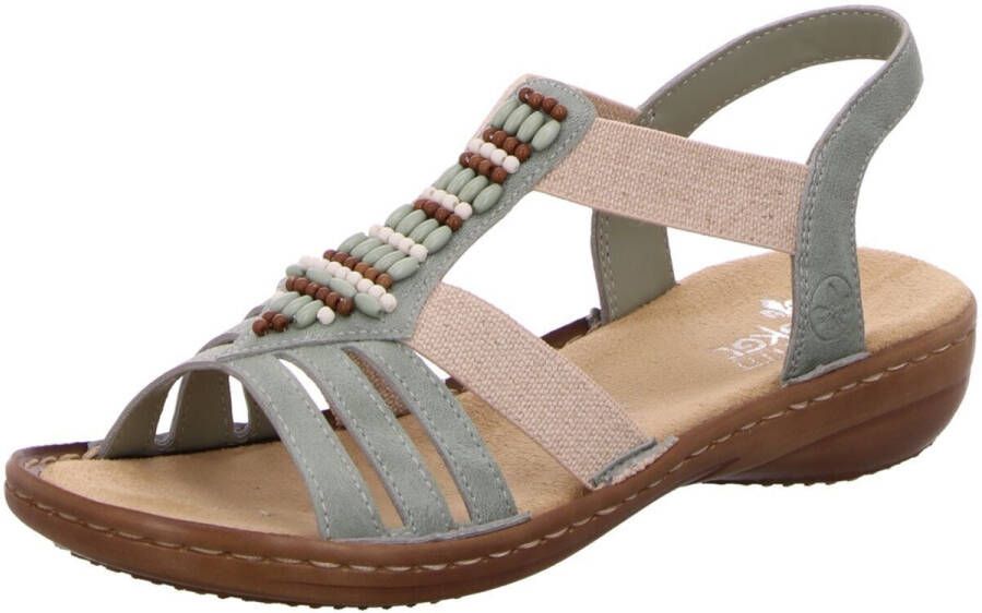 Rieker Dames Sandaal 60851 52 Lichtgroen