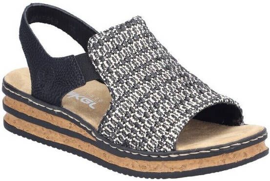 Rieker Comfort Veterschoenen in Zwart - Foto 3