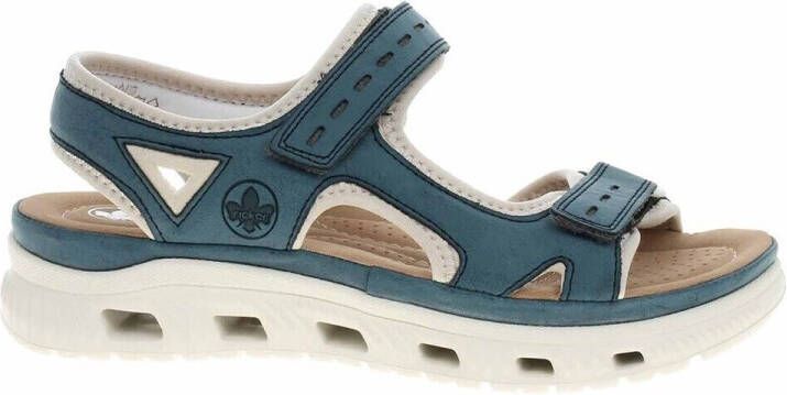 RRieker R-Rieker Sandalen Outdoorsandalen zomerschoen sandaal plateauhak met klittenbandsluitingen - Foto 3