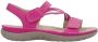 Rieker Sandalen zomerschoen sandaal sleehak met elastieken - Thumbnail 8