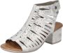 Rieker Sandaaltjes zomerschoen sandaal blokhak in metallic-look - Thumbnail 2