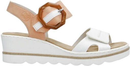Rieker Sandalen 67476 38-blanc combiné 67476