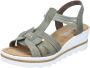 Rieker 67459-52 Sandaal kaki - Thumbnail 2