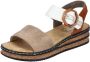 Rieker Beige Stijlvolle Sandalen - Thumbnail 2