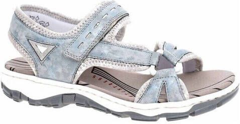 Rieker dames trekking sandalen hemelsblauw Sandalen 68879-12 hemelsblauw - Foto 4