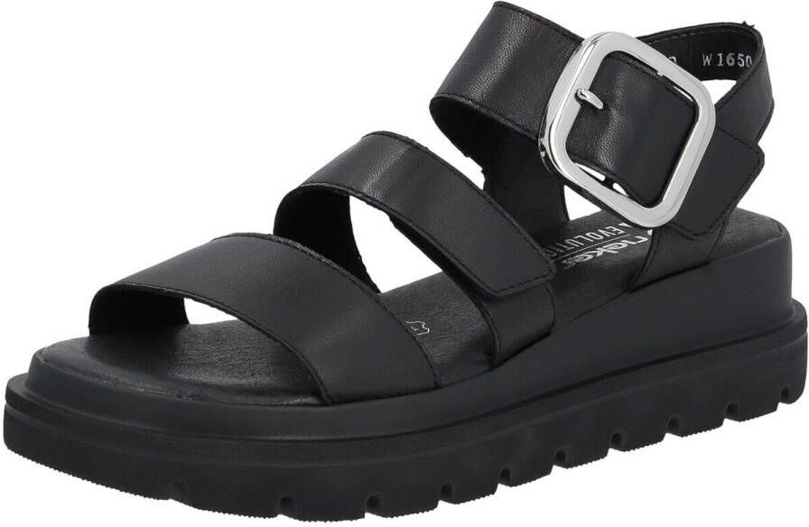 Rieker EVOLUTION Plateausandalen zomerschoen sandaal plateauhak met klittenbandsluitingen - Foto 3