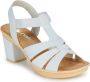 Rieker Witte Sandalette met Elastische Bandjes White Dames - Thumbnail 4
