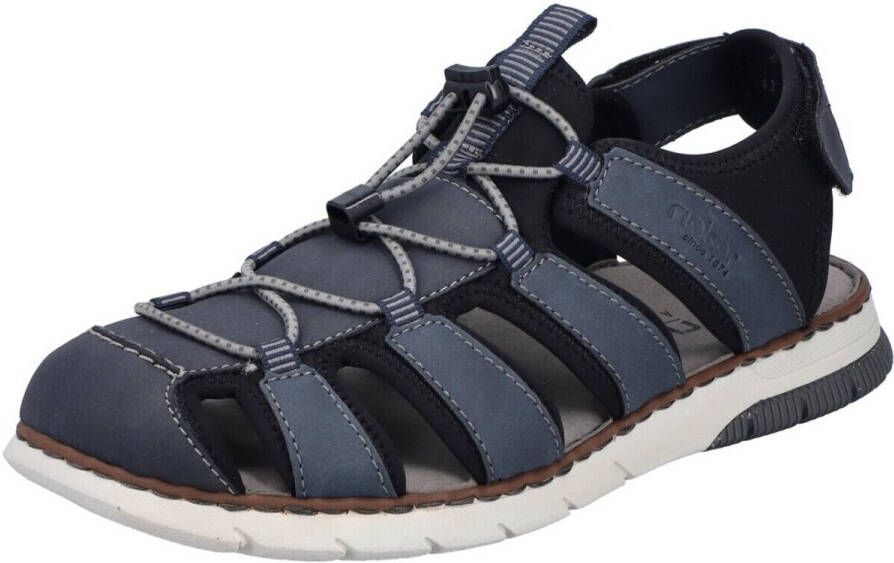 Rieker Sandalen zomerschoen klittenbandschoen vrijetijdssandaal gesloten teengebied