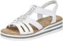 Rieker V0240-80 Sandaal wit - Thumbnail 2