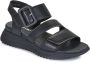 Rieker Sandalen Dames Zwart - Thumbnail 3