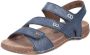 Rieker Sandalen Dames Blauw - Thumbnail 3