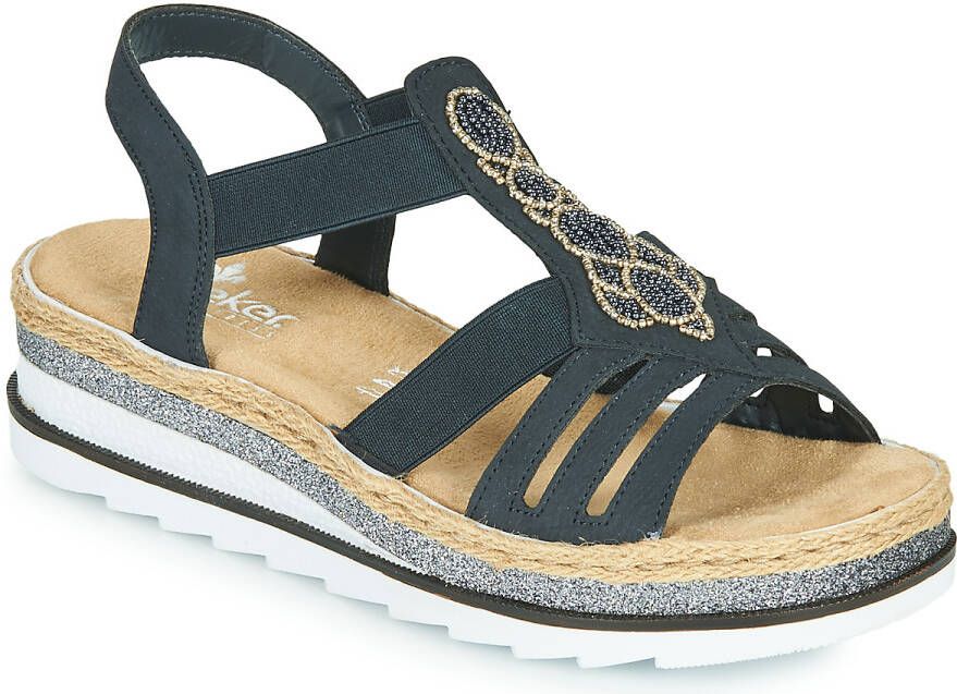 Rieker -Dames blauw donker sandalen