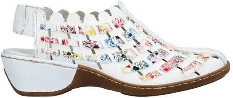 Rieker Sandalen RAVENNA 81-Blanc combiné 47156