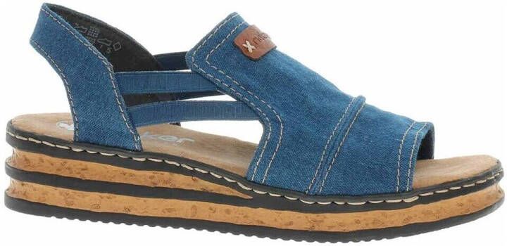 Rieker Sandalen met sleehak RKR684