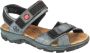 Rieker dames trekking sandalen blauw-grijs Sandalen 68851-14 blauw-grijs - Thumbnail 3