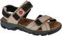 Rieker Sandalen zomerschoen outdoorschoen sleehak in trekkinglook - Thumbnail 4