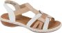 Rieker Sandals Vrouwen Wit Sandalen - Thumbnail 3