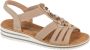 Rieker Sandalen zomerschoen sandaal sleehak met zomerse versiering - Thumbnail 3