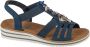 Rieker Sandalen zomerschoen sandaal sleehak met zomerse versiering - Thumbnail 15